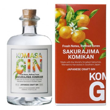Komasa 'Sakurajima Komikan' Mandarin Flavored Gin 500ml